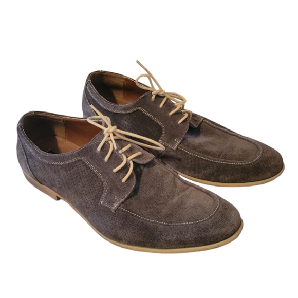 Kenneth Cole Suede At Ur Fingertips Oxfords Size 11.5 - Picture 1 of 10
